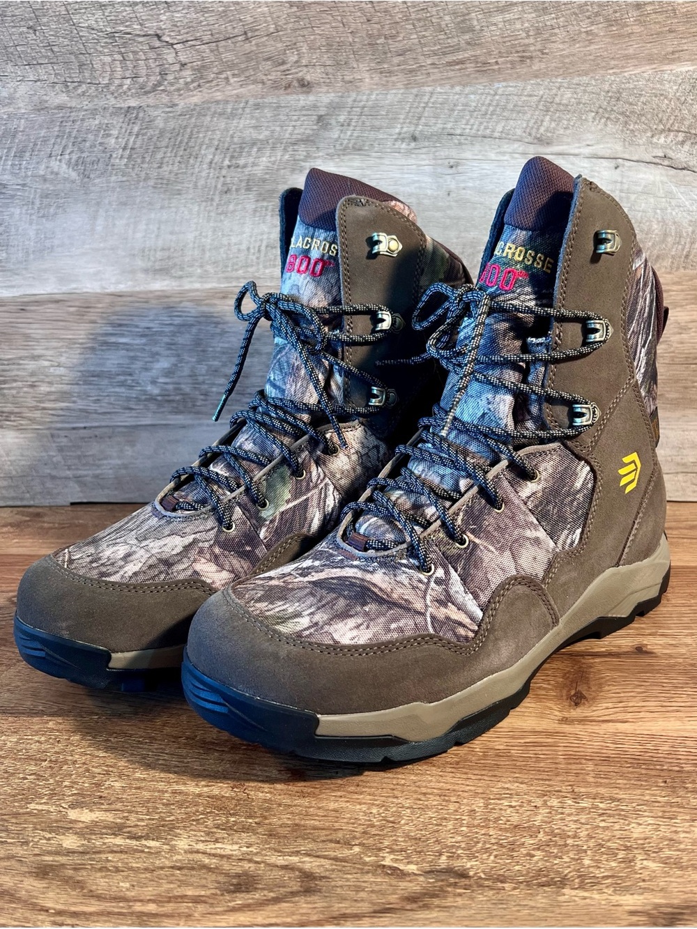 LaCrosse Menโs Ridgeback 8" 800G Insulated Waterproof Hunting Boots NWT Camo 11W